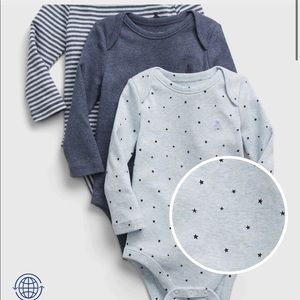 Baby Gap 100% Organic Bodysuit (3-pack) 0-3 months